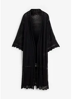 Ajour-Longstrickjacke, bonprix