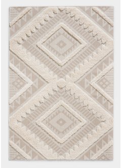 In- und Outdoor Hochflor Teppich mit plastischer Musterung, bpc living bonprix collection
