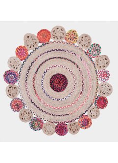 Tapis rond avec cercles multicolores, bpc living bonprix collection
