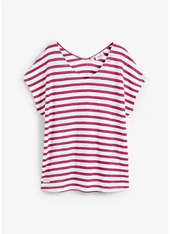 Shirt aus Leinen mit Fledermausärmeln, bonprix