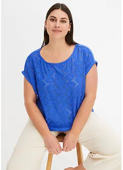 T-shirt en broderie anglaise, bonprix