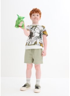 Jungen T-Shirt und kurze Hose mit recyceltem Polyester (2-tlg.Set), bpc bonprix collection