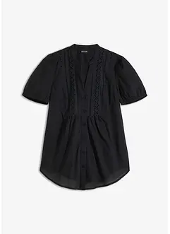 Bluse mit Lochstickerei, bonprix