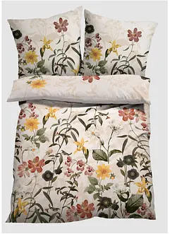 Bettwäsche mit Blumen Design, bonprix