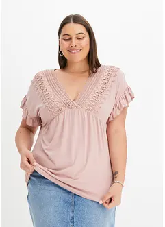 Shirt mit Spitze, bonprix