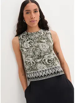 Top à imprimé paisley, bonprix