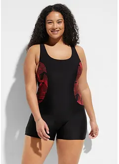 Badeanzug mit Bein schnelltrocknend, bonprix