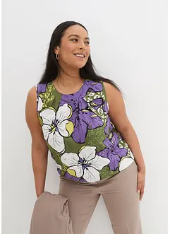 Blouse sans manches en viscose, bonprix