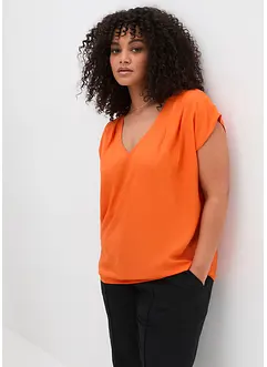 Blouse manches courtes en viscose fluide, bonprix