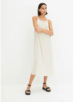 Trägerkleid aus leichtem Crêpe, bonprix