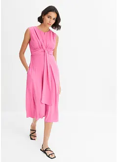 Midi-Kleid mit Drapierung, bonprix