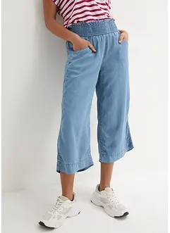 Jupe-culotte avec large empiècement ceinture élastiqué, bonprix