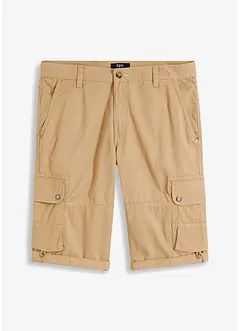 Bermuda cargo 100% coton, Regular, bonprix