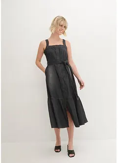 Robe d'été en jean avec ceinture, John Baner JEANSWEAR