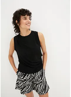 T-shirt avec drapé, bonprix