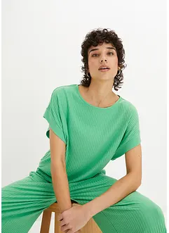 Rippshirt mit Fledermausärmeln, bonprix