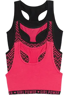 Bustier aus weicher Bio-Baumwolle (3er Pack), bonprix