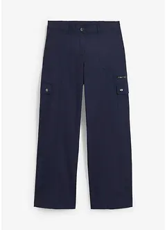 Cargo Jeans aus Baumwolle, Mid Waist, bonprix