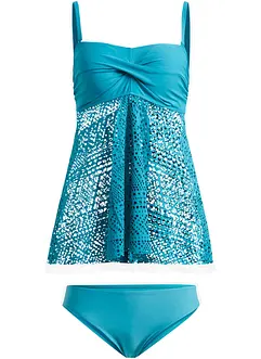 Long-Tankini (2-tlg. Set) mit Spitze, bonprix