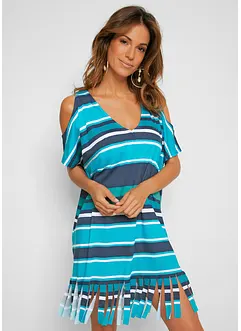 Long T-shirt de plage en viscose fluide, bonprix