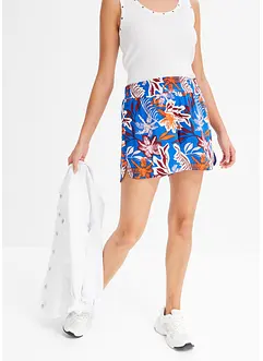 Shorts mit buntem Print aus Viskose, RAINBOW