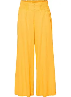 Marlenehose aus luftigem Leinen-Mix, bonprix