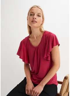 Shirt mit Volant-Ärmel, bonprix