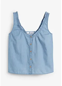 Chemisier sans manches en jean, bonprix
