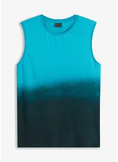 Débardeur avec dégradé de couleur en coton, Slim Fit, bonprix