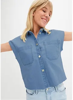 Boxy-Jeansbluse, bonprix