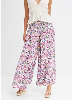 Pantalon palazzo en viscose fluide, bonprix