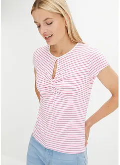 Ringelshirt mit Cut-Out, bonprix