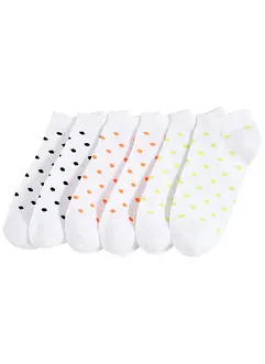 Kurzsocken mit Bio-Baumwolle (6er Pack), bonprix