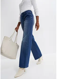 Jean Wide Leg, taille normale, bonprix