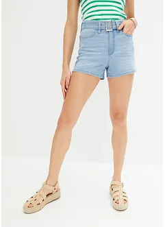 Jeans-Shorts mit Gürtel (2-tlg. Set), bonprix