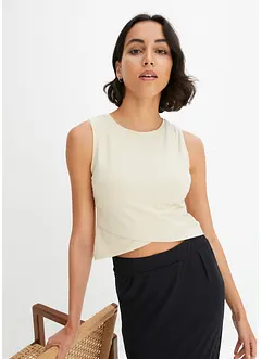 Crop top en coton stretch, bonprix