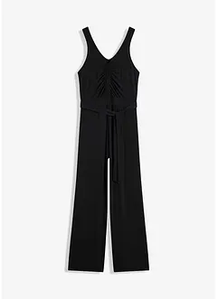 Jersey-Jumpsuit mit Raffung, bonprix