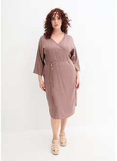 Midi-Kleid aus fließender Viskose, bonprix