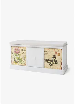 Banc avec décor papillon, bonprix