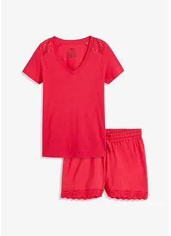 Shorty mit zartem Spitzenbesatz, bonprix