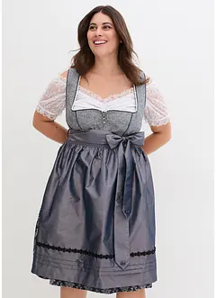 Dirndl mit Jacquard und Schürze (2-tlg. Set), bpc selection