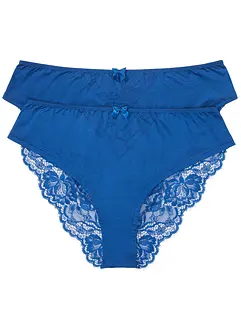 Brazilslip mit Glanzeffekt (2er Pack), bonprix