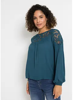 Tunika mit Spitze, bonprix