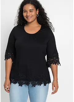 T-shirt à dentelle, bonprix