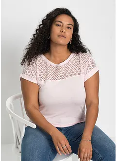Shirt mit Spitze, bonprix