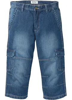 Regular Fit 3/4 Cargojeans, Straight, bonprix