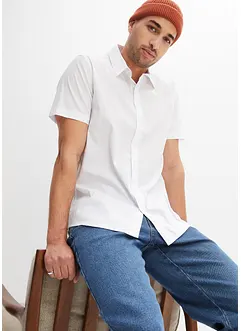 Stretch-Kurzarmhemd, Slim Fit, bonprix