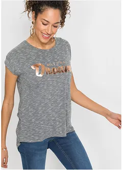 T-shirt long en viscose mélangée, bonprix