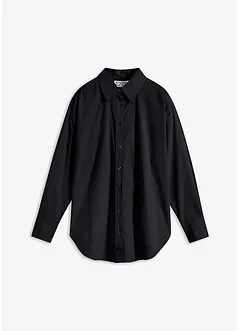 Oversized Hemd mit Knopfleiste aus reiner Baumwolle, bonprix