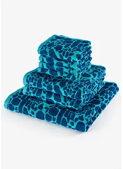Handtuch mit Jacquard-Blumen Design, bonprix